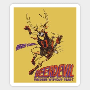 Deerdevil - retro Magnet